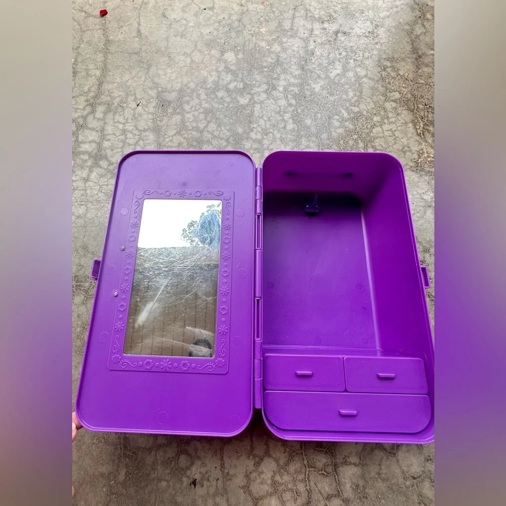 My Life American Girl Doll 14" Purple Locker 2014 - Picture 3 of 11